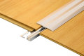 Gulvprofil topp aluminium 1,8 x 42 mm x 0,9 meter